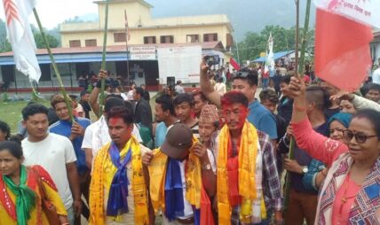 मकवानपुरको राक्सिराङ गाउँपालिका १ मा नेकपा एमालेको मुक्तानसहित प्यानलनै विजयी