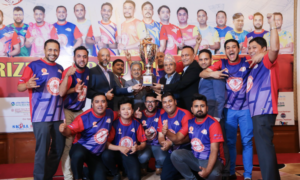 महालक्ष्मी कर्पोरेट क्रिकेट लिगमा प्रथम संस्करणको विजेता आईसीएफसी फाइनान्स