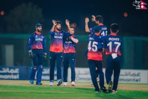 नेपालको शानदार जित : ओमानलाई पराजित गर्दै टी–२० विश्वकप छनोटको शीर्ष स्थानमा नेपालको शानदार जित : ओमानलाई पराजित गर्दै टी–२० विश्वकप छनोटको शीर्ष स्थानमा