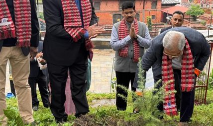 Tree Plantation Program at Kailash Danda, Pashupati Temple Premises Tree Plantation Program at Kailash Danda, Pashupati Temple Premises