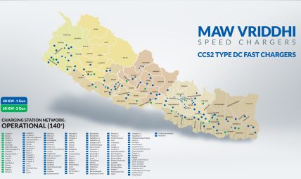 एमएडब्लू वृद्धि देशभर १४० भन्दा बढी CCS2 फास्ट चार्जिङ स्टेशन सहित ईभी चार्जिङ नेटवर्कमा अग्रणी एमएडब्लू वृद्धि देशभर १४० भन्दा बढी CCS2 फास्ट चार्जिङ स्टेशन सहित ईभी चार्जिङ नेटवर्कमा अग्रणी