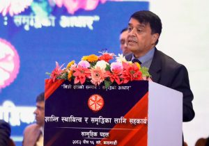 निजी क्षेत्र संरक्षण रणनीति तत्काल लागू गर्न महासंघ अध्यक्ष ढकालको माग