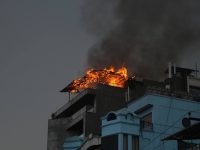 ललितपुरको पुल्चोकस्थित दाउरा थकालीमा आगलागी