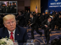 राष्ट्रपति ट्रम्प सहभागि कार्यक्रममा गोली चल्यो, आक्रमणकारी प्रहरीको नियन्त्रणमा