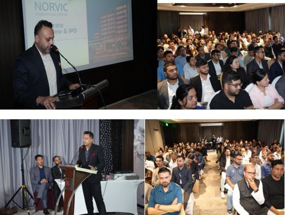 नर्भिक इन्टरनेशनल हस्पिटलको शेयर निष्काशन ‘रोड शो’ सफलतापूर्वक सम्पन्न