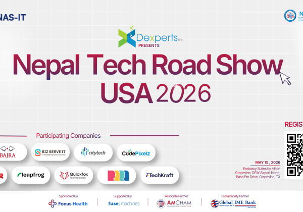 नेपालको आईटी क्षेत्रलाई अमेरिकी बजारसँग जोड्ने “नेपाल टेक रोडशो यूएसए २०२६” घोषणा