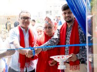 चितवनमा कजारिया रमेश टायल्सको नयाँ शोरुम उद्घाटन