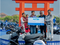 Winner of Rs. 5 lakh announced at Bhrikutimandap: Yamaha’s Blue Code New Year plan now one day away