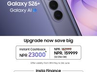 Flat NPR 23,000 Cash Back on S26 Plus| Premium Performance Now Meets Exceptional Value for Consumers