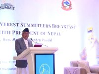 सगरमाथा संरक्षण र दिगो पर्वतारोहण आजको आवश्यकता : राष्ट्रपति पौडेल