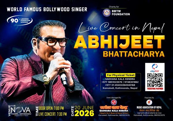 बलिउडका चर्चित गायक अभिजीत भट्टाचार्य पहिलो पटक नेपालमा, जुन २० मा काठमाडौंमा लाइभ कन्सर्ट