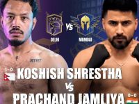 Nepali MMA Fighter Koshish Shrestha to Represent Delhi Team in India’s International Fight League