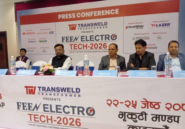 ‘फिन इलेक्ट्रो–टेक २०२६’ जेठ २२ देखि भृकुटीमण्डपमा, २५ हजार आगन्तुकको अपेक्षा