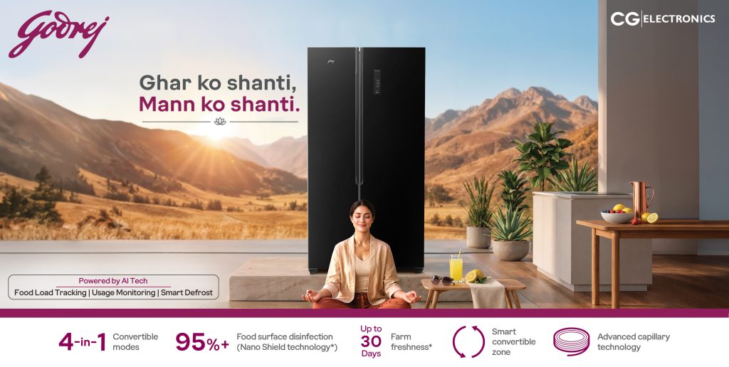 नेपाली परिवारका लागि ‘घरको शान्ति, मनको शान्ति’को सन्देशसहित गोदरेज रेफ्रिजरेटर