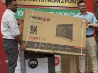 Fonepoints Hands Over Washing Machine and 55-Inch Smart TV to Campaign Winners Fonepoints Hands Over Washing Machine and 55-Inch Smart TV to Campaign Winners