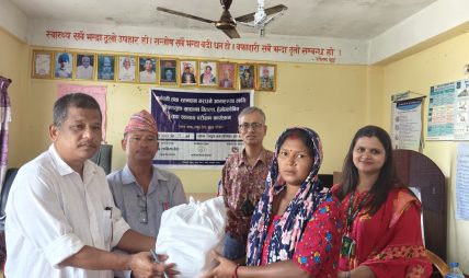 सानिमा बैंकद्वारा सातै प्रदेशमा गर्भवती तथा सुत्केरी महिलाका लागि स्वास्थ्य शिविर तथा पौष्टिक आहार वितरण