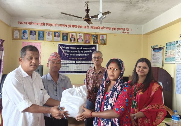 सानिमा बैंकद्वारा सातै प्रदेशमा गर्भवती तथा सुत्केरी महिलाका लागि स्वास्थ्य शिविर तथा पौष्टिक आहार वितरण