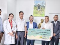 कुमारी बैंकद्वारा शहीद गंगालाल राष्ट्रिय हृदय केन्द्रलाई आर्थिक सहयोग